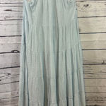 Women's Indigo Soul Light Blue Tiered Halter Maxi Dress Size L Size L Photo 0