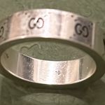 Gucci x Adidas Engraved Interlocking G Ring Ag 925 Photo 4