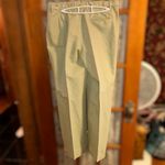 Liz Claiborne NWOT  Sage Green Tabitha Linen Cotton Blend Trousers Sz 12 Photo 2