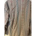 Vintage 90s Roper Western Blouse Made USA Southwestern Aztec Print Lace Trim Med Photo 10