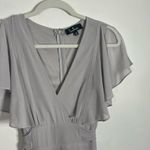 Lulus Lulu’s Dearly Loved Light Grey Flutter Sleeve Maxi Dress
XS Photo 3