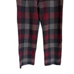 Naadam Checkered Knit Wide Leg Cashmere Wool Blend Pull Photo 7