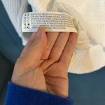 Forever 21  White Oversized Knit Sweater | Size Medium Photo 3