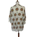 Daniel Rainn  Kimono Cardigan XS Small Boho Floral Open Front Layer Photo 3