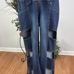 Neeso Jeans Junior 11 Summer Jumpsuit Sleeveless Blue Flare Leg Cutout Y2K Fairy Size undefined Photo 1