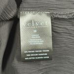 Velvet by Graham & Spencer Blouse Black Long Sleeve V Photo 7