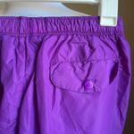 American Vintage SERAC VINTAGE Purple nylon straight leg/ jogger pants | large Photo 3