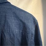 Classic Elements Vintage Blue Denim Shirt Womens Sz 16‎ Halloween Pumpkins Cat Long Sleeve Fall Photo 6