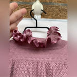 Liseuses Poggi 1973 virgin wool dusty pink Robe dress size large Photo 12