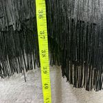 Anna Cai for Francesca’s Women’s Black Fringe Hem Slip Dress Size Large NWT Photo 7