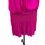 Ramy Brook  Paris Sleeveless Dress in‎ Wild Rose Hibiscus Pink Size Medium Photo 4