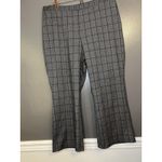 Wild Fable Pants Womens XXL Gray Plaid Windowpane Pull On Stretch Kick Flare Photo 1