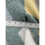 J.Crew Sweater Womens XL Gray Pastel Argyle Alpaca Wool Crewneck Pullover‎ BD026 Photo 5
