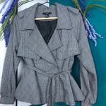 Forever 21 Plaid Blazer with peplum and ti… Photo 0