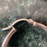 1” Sterling Silver Hoop Earrings Photo 2