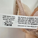 Bali All Over Solutions Bodysuit Nude Floral Lace Lingerie Size 38B NEW Photo 8