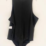 Good American  Better than Leather High-neck Bodysuit Black NWT | 3XL Photo 4