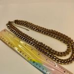 Gold tone cord wrapped necklace Photo 4