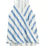Market & Spruce XXL Surplice Wrap Tank Top - Stitch Fix Tie-Dye Striped Blouse Photo 1