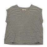 Madewell  Women's Blue White Stripped Boxy Linen Blend Sleeveless Top S NWT Photo 1