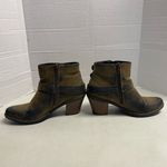 NICOLE Women’s Western Boots Distressed Style Sage 7.5 M Black & Gold Gold Photo 6