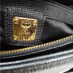 MCM  Black Tote with Gold Accents EUC Photo 6