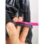 Seven ’til Midnight Faux Leather Corset Bustier 1X/2X Black Lace Photo 7