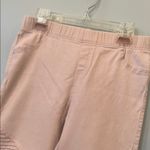 Beulah Pink Moto Style Pants with Zipper Details Photo 1