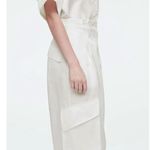 COS  Floral Jacquard Utility Trousers Size 12 Photo 1