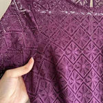 Jack Wills  Purple Diamond Cutout Sheath Dress, Purple, Size 2 Photo 7