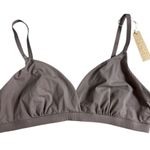 SKIMS  Fits Everybody Triangle Bralette Umber NWT Photo 0