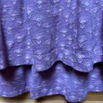 Lucky Brand Lilac Cropped Floral Babydoll Crochet Peplum Top Boho Y2K Size Large Photo 5