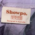 Showpo paper bag plaid shorts Purple Size 4 Photo 3