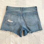 Madewell  31 relaxed-mid length denim short fray raw hem SH2 2535 Photo 9