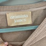 Elegant Beige Crew Neck Sweater Tan Size XS Photo 1