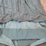 Dessy Collection Halter Chiffon Maxi Gown Icelandic Blue Formal Dress 8 Photo 8