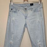 AG Adriano Goldschmied The Stilt Crop Blue Jeans Photo 3