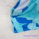 NEW Free People x Roopa x Beth Richards Basic Bikini Top Blue Tropic, size XS Photo 5