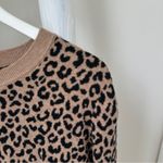 A New Day  Women’s Animal Print Crewneck Sweater - Brown and Black Size Large Photo 2