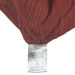 Chaser Slub Jersey Long Sleeve Sheer Lightweight Burnt Orange Henley Size Small Photo 12