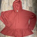 Free Kisses  XL, peplum bottom hoodie, EUC Photo 0