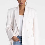KBB by KAHLANA x Target Women's Size L / Large The David Blazer Jacket Cream NWT White Photo 0