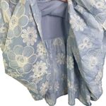 NWT Sofie The Label Blue THE RUMI STRAPLESS TIERED DRESS Floral Embroidered Sm S Photo 4