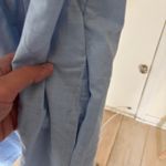 ZARA  NWT Women's Chambray Floral Embroidered Romper Size S Photo 2