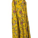 Boutique  Yellow & Pink Floral Sleeveless Maxi Dress S Photo 1