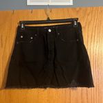 American Eagle  Black Jean Skirt Photo 0