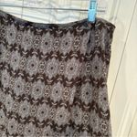 Liz Claiborne Gray And Brown Wrap Style Midi Skirt Size 14 Photo 2