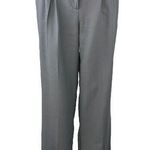 Joie  Women's Gray Pleated Straight High Waist Ankle Trousers Dress Pants Size 4 Photo 0