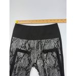 Fabletics Snakeskin Print High Waisted Athletic Leggings Black Trim Size M Photo 2