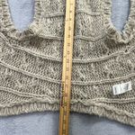 Bryn Walker Silver Jean Wool Blend Cardigan Vest Chunky Knit Womens Medium Heather Gray Photo 9